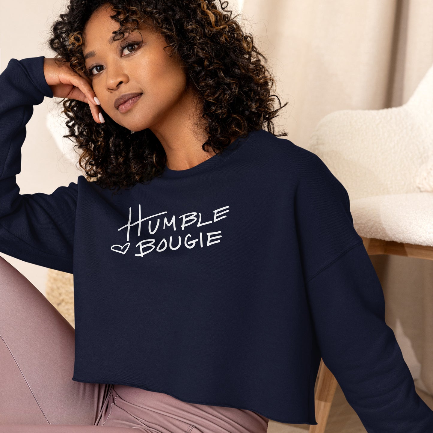 Humble Bougie- Crop Sweatshirt